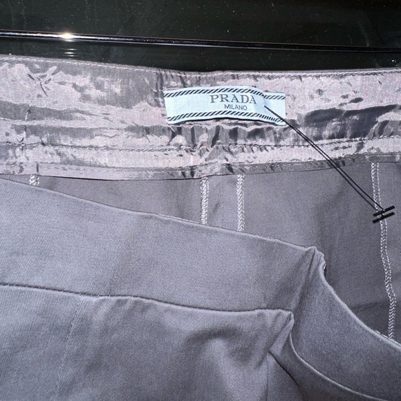 Prada - Gray Dress Pants - Picture 5 of 6